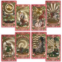 Cartas de tarô EGCUQ 78 rosa com o baralho Guide Book Rider Waite