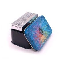 Cartas de tarô James R. Eads Little Prisma Visions com caixa de lata
