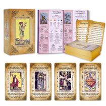 Cartas de tarô Qymagicz Vintage Classic com guia para iniciantes Cartas de tarô Qymagicz Vintage Classic com guia para iniciantes