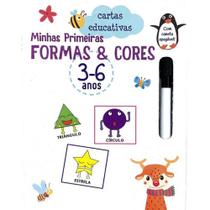 Cartas educativas - minhas primeiras formas cores - Pé da Letra