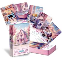 Cartas Oráculo PERBDEAL Dreamy Home com Bordas em Foil Rosa Cartas Oráculo PERBDEAL Dreamy Home com Bordas em Foil Rosa