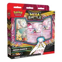 Cartas Pokémon Batalha Mega Ex com 60 Cards - Copag - - Diancie
