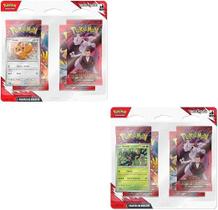 Cartas Pokémon Blister Quádruplo Copag Rivais Predestinados Jogo TCG 25 Cartas