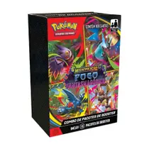 Cartas Pokémon Booster Fogo Fantasmagórico 108 Cards - Copag Cartas Pokémon Booster Fogo Fantasmagórico 108 Cards - Copag