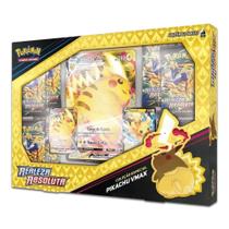 Cartas Pokémon Box Coleção Especial Pikachu VMax Realeza Absoluta
