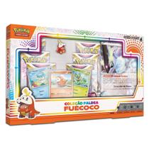 Cartas Pokémon Box Coleção Paldea Fuecoco c/ Miraidon Ex Copag