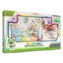 Cartas Pokémon Box Coleção Paldea Sprigatito c/ Koraidon Ex Copag