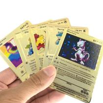 Cartas Pokémon Diversos de Metal - Coleção Especial