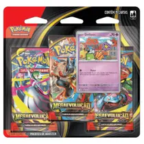Cartas Pokémon Mega Evolução com 19 Cards - Copag - - Drifloon