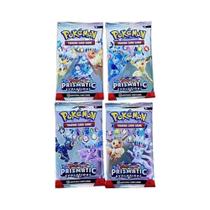Cartas Pokémon Scarlet Violet Prismatic Evolutions 360 Peças Booster Battle Trading Card Inglês