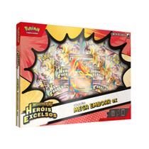Cartas Pokémon TCG Coleção Mega Emboar ex c/49 Cards Copag