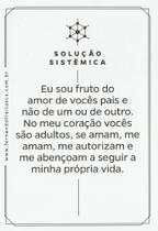 Cartas sistêmicas intermediárias - constelação familiar