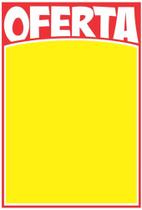 Cartaz amarelo oferta - 44x64 (a2) - pct. com 100 unidades - sanpub Cartaz amarelo oferta - 44x64 (a2) - pct. com 100 unidades - sanpub