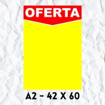 Cartaz de Oferta 42 x 60 (A2) - 100 unidades - Embalagens e Papéis Brilhante