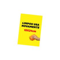 Cartaz de OFERTA LISO Plastificado - REUTILIZÁVEL - Pode Apagar - 15x21cm