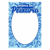 Cartaz de Oferta Peixaria e Peixe 29,7 x 42cm Papel Duplex 100 unidades Cartaz de Oferta Peixaria e Peixe 29,7 x 42cm Papel Duplex 100 unidades