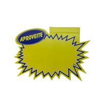 Cartaz de Oferta Splash Aproveite com Aba Mini 11x15cm Papel Duplex 100 unidades