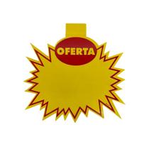 Cartaz de Oferta Splash com Aba 21,5x21,5cm Papel Duplex 100 unidades Cartaz de Oferta Splash com Aba 21,5x21,5cm Papel Duplex 100 unidades