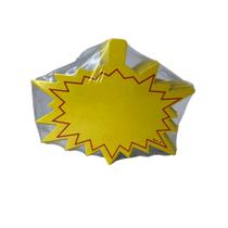 Cartaz de Oferta Splash Neutro Sem Escrita Super Mini 8x10,5cm Papel Duplex 100 unidades