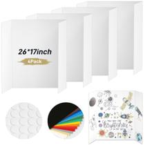 Cartaz de três dobras PSHVYM, 4 peças médias de 66 x 43 cm com fitas Cartaz de três dobras PSHVYM, 4 peças médias de 66 x 43 cm com fitas