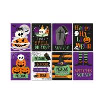 Cartaz Decorativo Happy Halloween 8 Un - Cromus Cartaz Decorativo Happy Halloween 8 Un - Cromus
