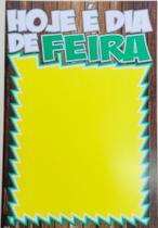 Cartaz hoje é dia de feira (hortifruti) 15x21 - (a5) pct. com 100 unidades - sanpub Cartaz hoje é dia de feira (hortifruti) 15x21 - (a5) pct. com 100 unidades - sanpub