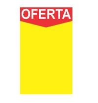 Cartaz Marcação Oferta Amarelo A5 250G 15X21Cm 100Un Radex