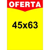 Cartaz Oferta Placa de Preço Grande Supermercado 45x63 cm 100 und Cartaz Oferta Placa de Preço Grande Supermercado 45x63 cm 100 und