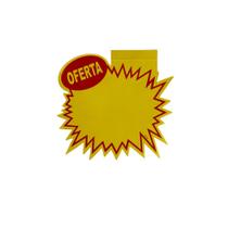 Cartaz Oferta Splash com Aba 21x22,5cm Papel Duplex 100 unidades