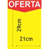 Cartaz p/Marcação Oferta Amarelo A4 21x29cm.250g 25un Radex