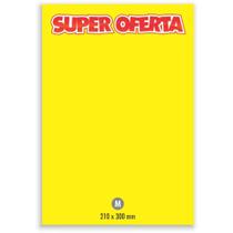 Cartaz para Marcação Oferta Médio 30X21CM Amarelo - PCT com 10 Cartaz para Marcação Oferta Médio 30X21CM Amarelo - PCT com 10