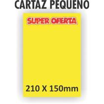 Cartaz para Marcacao Oferta PQ 21X15CM. Amarelo