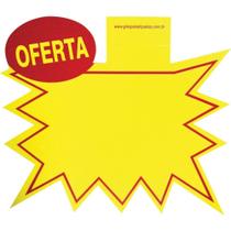Cartaz para Marcacao SPLASH Oferta MD 155X135MMAM. PCT com 10 - GNA Cartaz para Marcacao SPLASH Oferta MD 155X135MMAM. PCT com 10 - GNA