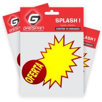 Cartaz para Marcação SPLASH Oferta Pequeno 130X93MM Amarelo - Pacote com 10 Cartaz para Marcação SPLASH Oferta Pequeno 130X93MM Amarelo - Pacote com 10
