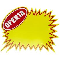 Cartaz para Marcação SPLASH Oferta sem ABA 20X30CM - Pacote com 25 Cartaz para Marcação SPLASH Oferta sem ABA 20X30CM - Pacote com 25