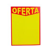 Cartaz Sinalização 20x15 12 Peças Oferta Amarelo