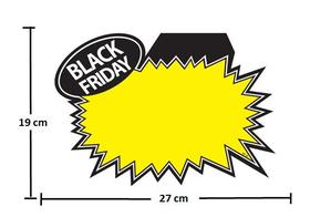 Cartaz Splash com Aba 19 x 27cm Papel Duplex 25 unidades Cartaz Splash com Aba 19 x 27cm Papel Duplex 25 unidades