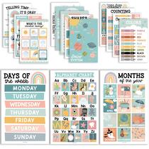 Cartazes educacionais Hadley Designs para crianças de 1 a 3 anos, 16 unidades