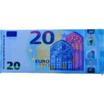Carteira 20 Euro Super Slim Nota Dinheiro Lona Carteira 20 Euro Super Slim Nota Dinheiro Lona