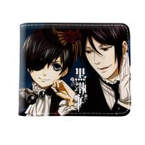 Carteira Anime Black Butlerss Bifold Synthetic Leather Carteira Anime Black Butlerss Bifold Synthetic Leather