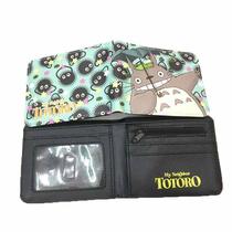Carteira Anime Characters Slim Bifold em couro PU 11,5x9 cm Carteira Anime Characters Slim Bifold em couro PU 11,5x9 cm