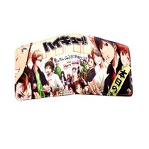Carteira Anime Haikyuu Hinata Shoyo Leather para crianças