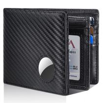 Carteira Artpaxy Bifold em couro com bloqueio RFID com suporte AirTag Carteira Artpaxy Bifold em couro com bloqueio RFID com suporte AirTag