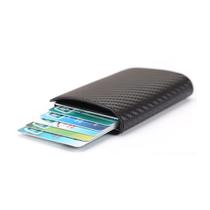 Carteira Automática Pop Up Ejeta Os Cartões Nfc Protect Rfid Fibra - Safecard Brasil