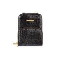 Carteira bag feminina de couro croco Ingrid