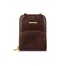 Carteira bag feminina de couro liso Ingrid Carteira bag feminina de couro liso Ingrid