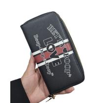 Carteira Betty Boop Espaço para Notas e Cartões Love Preto