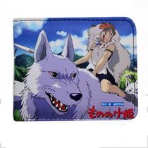 Carteira, bolsa de moedas, couro, bifold, Mononokes Princess Anime