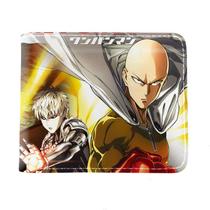 Carteira, bolsa de moedas, couro, bifold, One Punch Man Anime