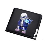 Carteira, bolsa de moedas, couro, dobrável, Undertale Sans Anime Carteira, bolsa de moedas, couro, dobrável, Undertale Sans Anime